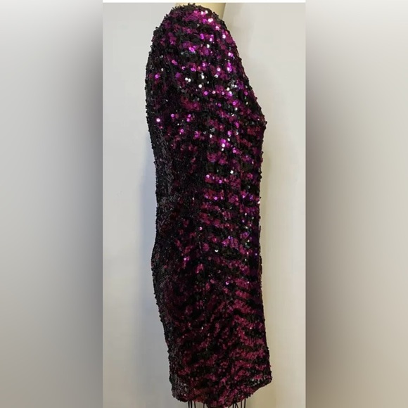 NWT Betsey Johnson Sequin Festival Fuchsia Dress, Size Small - Picture 15 of 15